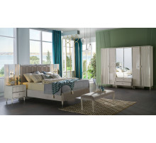 Шестистворчатый шкаф Gravita (Гравита) GRAV-34 слоновая кость